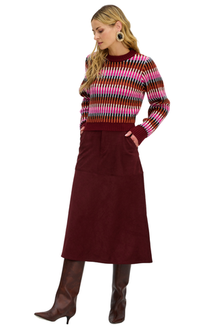 Nora Sweater, Pink Multi