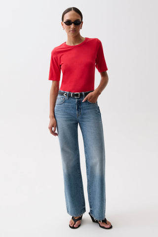 Pistola Harlowe Relaxed Baggy Jeans, Serpentine Vintage