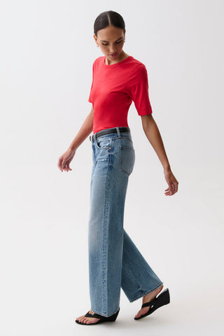 Pistola Harlowe Relaxed Baggy Jeans, Serpentine Vintage