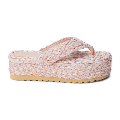 Sailor Platform Sandal in Blush