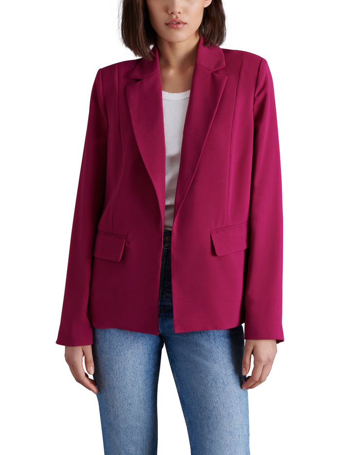 Steve Madden Payton Blazer in Forest Berry