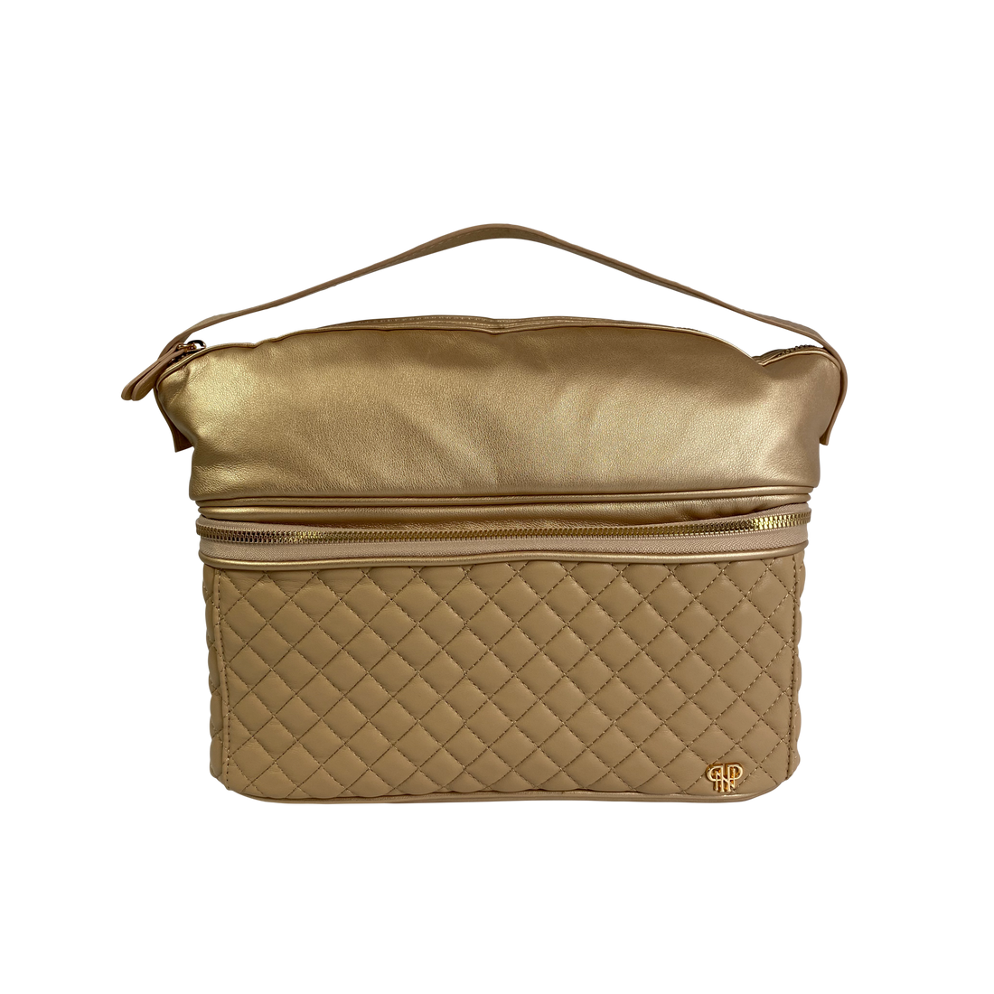 Stylist Travel Bag in Nude and Gold