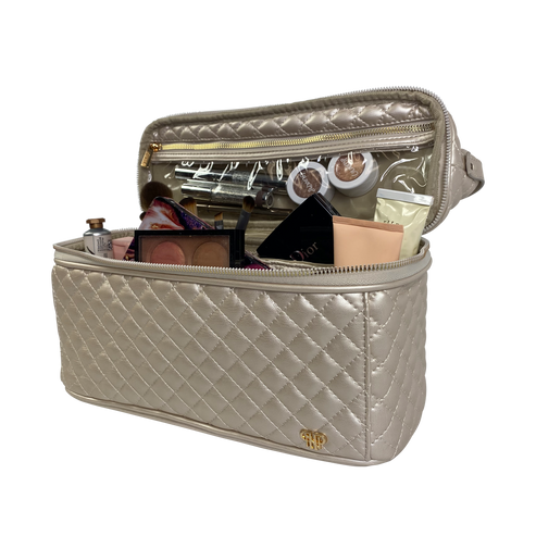 Stylist Travel Bag in Pearl Quilted