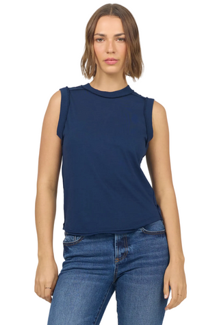 Zo Tank Top in Black Iris
