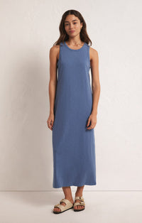 Z Supply Mystic Midi Dress in Stormy