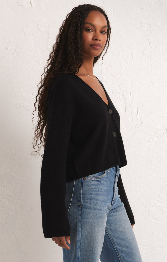 Z Supply Estelle Cardigan in Black