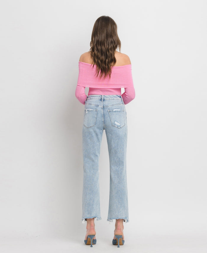 90s High Rise Dad Jeans in Celebration