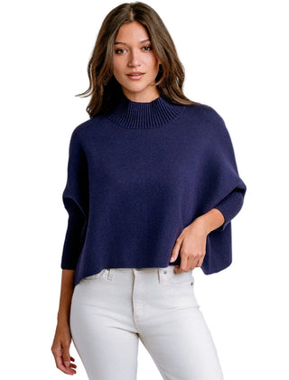 Aja Sweater in Navy - One Size - The South Apparel