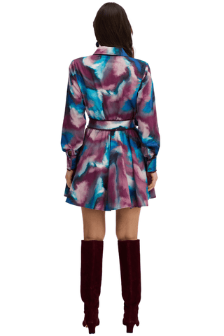 Alanna Dress, Marble Swirl - The South Apparel