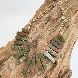 Alexa Graduated Agate Necklace - The South Apparel