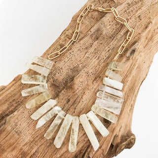 Alexa Graduated Agate Necklace - The South Apparel