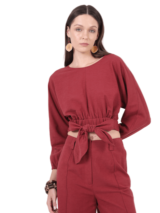 Algiers Top in Fig - The South Apparel