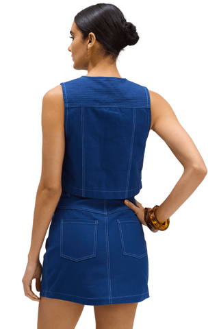 Andie Vest, Navy - The South Apparel