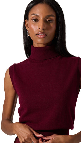 Astr The Label Avah Sweater in Wine - The South Apparel