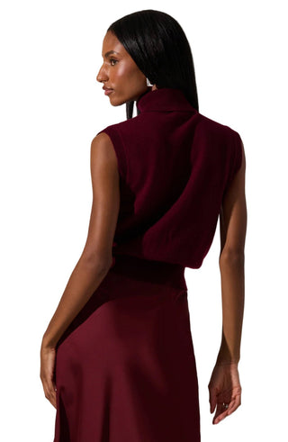 Astr The Label Avah Sweater in Wine - The South Apparel