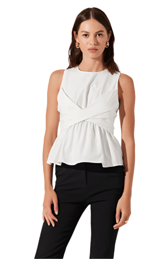 Astr The Label Isela Top in White - The South Apparel