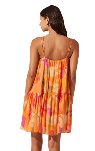 Astr The Label Keala Dress in Orange - The South Apparel
