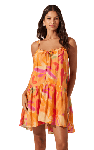 Astr The Label Keala Dress in Orange - The South Apparel