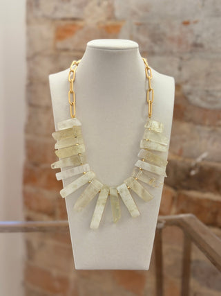 Athena Graduated Agate Necklace - The South Apparel