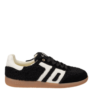Back 70 Teddy Sneakers in Black/White - The South Apparel