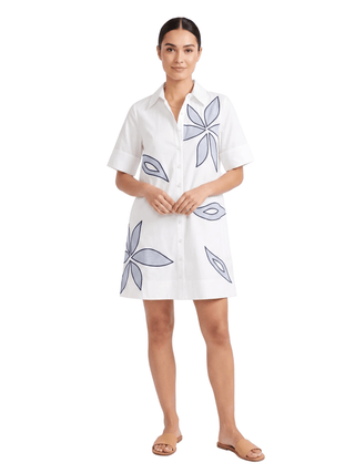 Bainbridge Blooms Shirtdress - The South Apparel