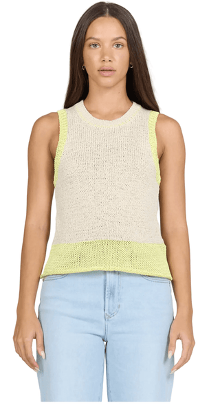 Bayla Top in Wax Yellow - The South Apparel