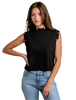 Betty Top in Black - The South Apparel