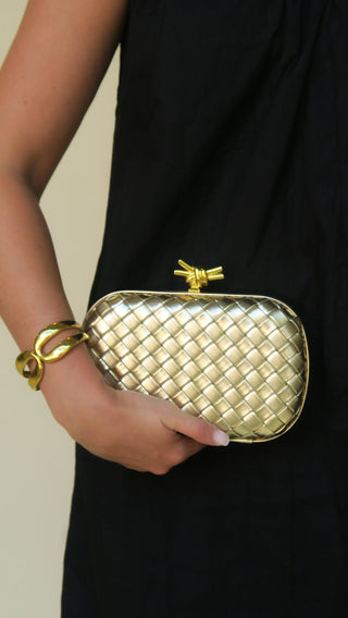 Bonsoir Woven Clutch - The South Apparel