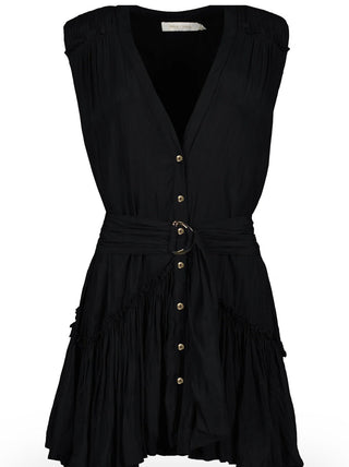 Bridget Belted Mini Dress - The South Apparel