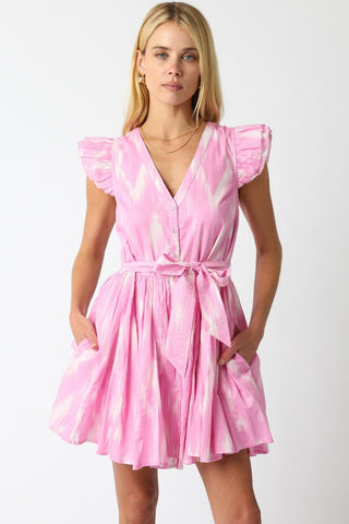 Brielle Aurora Dress in Pink - The South Apparel