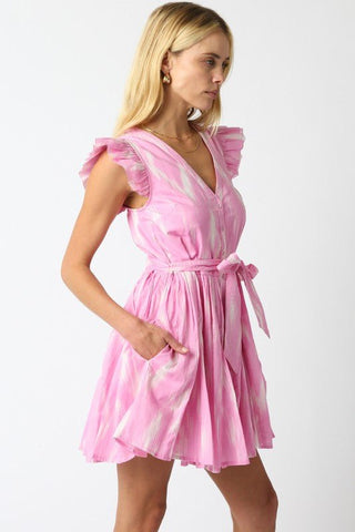Brielle Aurora Dress in Pink - The South Apparel