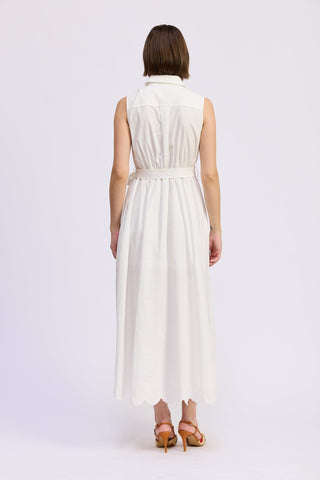 Brittany Maxi Dress in White - The South Apparel