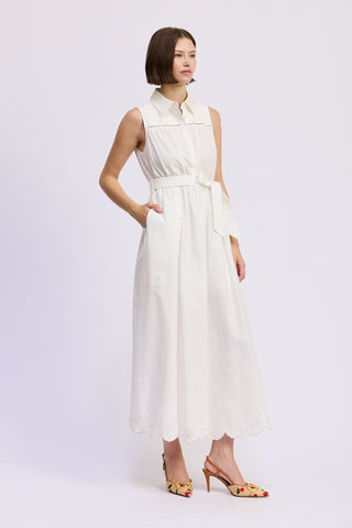Brittany Maxi Dress in White - The South Apparel