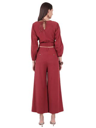 Brussels Pant in Fig - The South Apparel