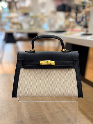 Canvas & Leather Soleil Bag - The South Apparel