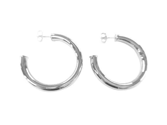 Chantel Shiny Hoops - The South Apparel