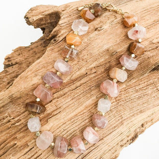 Chunk Brass Statement Necklace - The South Apparel