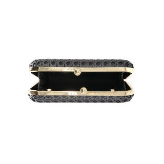Cindy Rattan Clutch in Black - The South Apparel
