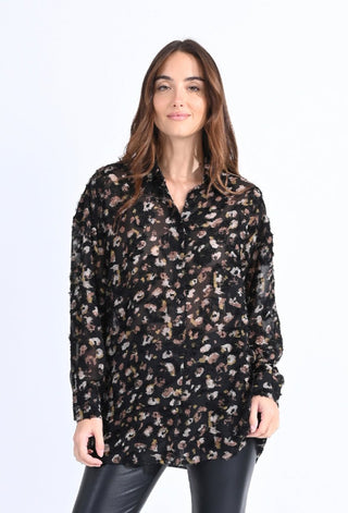 Clara Top in Black - The South Apparel