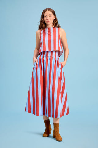 Crop Top, Hearth Stripe - The South Apparel