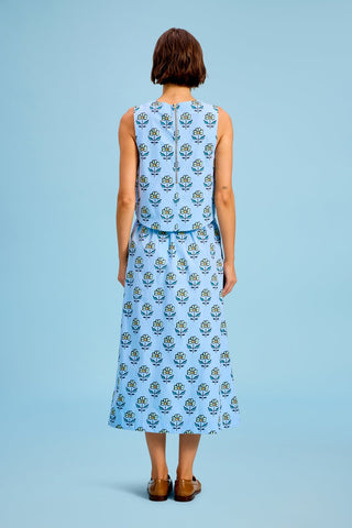 Crop Top in Orchid Sprigs - The South Apparel