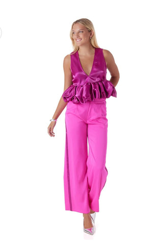 CROSBY Cora Trouser in Mollie Pink - The South Apparel