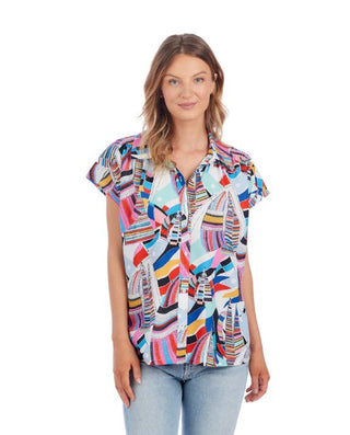 CROSBY Scout Top in Mainsail - The South Apparel