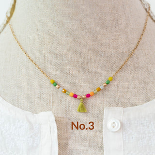 Dainty Tassel Necklace 16" - The South Apparel