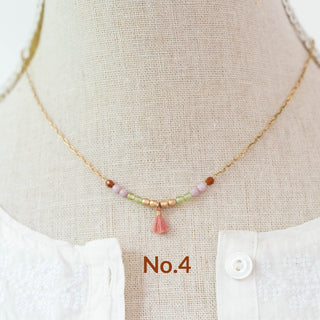 Dainty Tassel Necklace 16" - The South Apparel