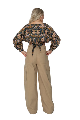 Devon Print Helene Top - The South Apparel