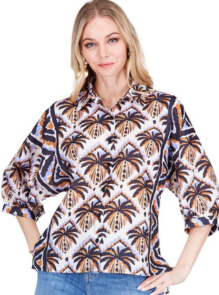 Diamond Palm Top - The South Apparel