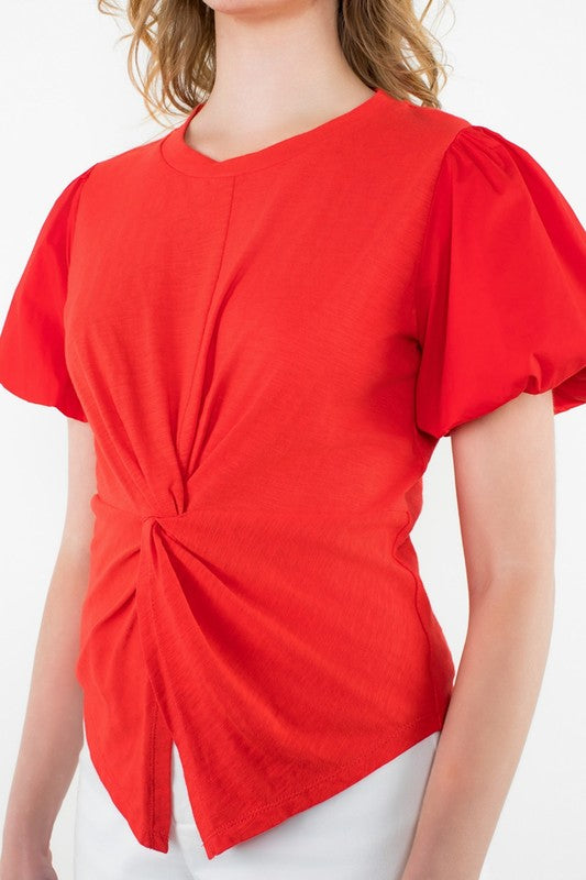 Meredith Top in Red