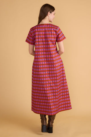 Ellie Dress, Oxford Geo - The South Apparel