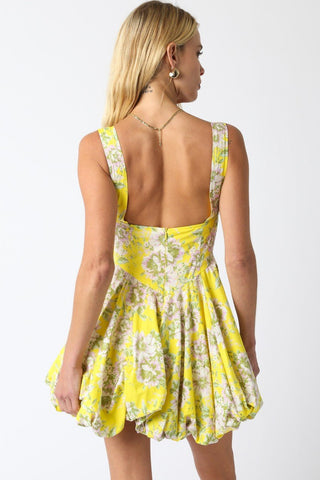 Elsie Floral Balloon Dress - The South Apparel